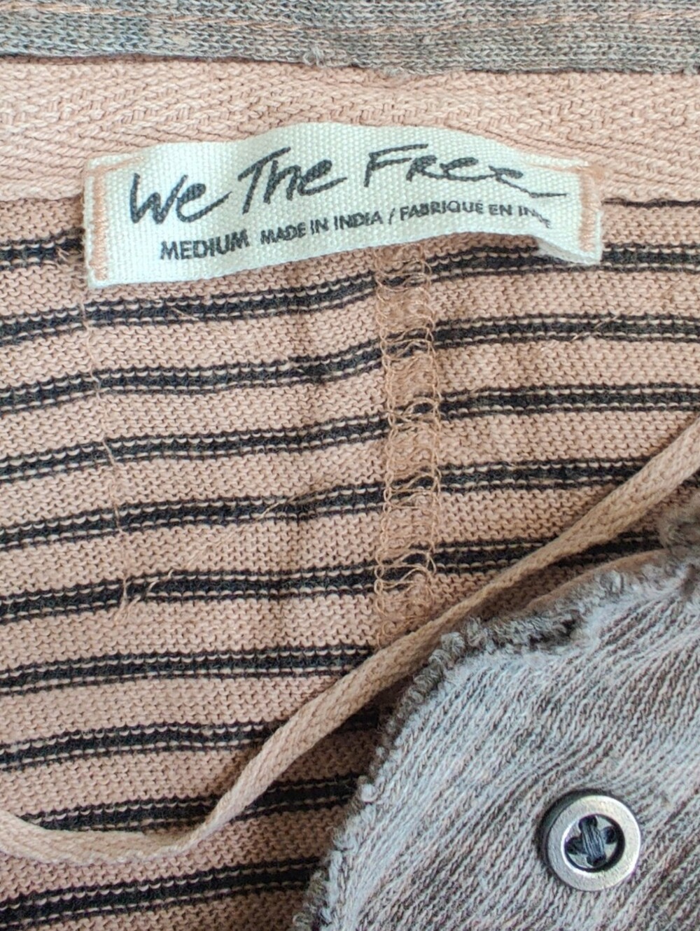 Free People We The Free Rock With Me Polo In Smoke Size Medium - Picture 6 of 7